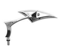 Specchio Sinistro Universale V Parts 153X50 Cromato Per Moto Ricambi