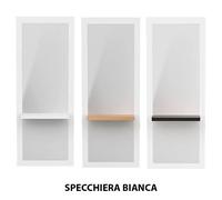 Specchio specchiera per parrucchiere barbiere in legno binca