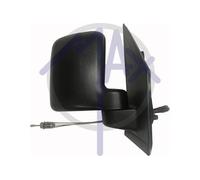 MAX MFD600-R Retrovisore a Cavi Convesso Vetro Singolo Braccio Corto Destro, Nero