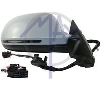 SPECCHIO SPECCHIETTO RETROVISO EL A3 08>10 DX VERNICIABI C/FANA RIPIEGA 10PIN 5P