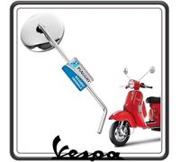 SPECCHIO SPECCHIETTO RETROVISORE DESTRO DX CROMATO PER PIAGGIO VESPA PX SOLO CON FRENO A DISCO ORIGINALE PIAGGIO