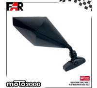 SPECCHIO SPECCHIETTO RETROVISORE DESTRO DX NERO FAR UNIVERSALE DA CARENA