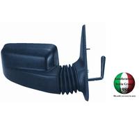 SPECCHIO SPECCHIETTO RETROVISORE DX A LEVA NERO PER PEUGEOT 405 1985>1994