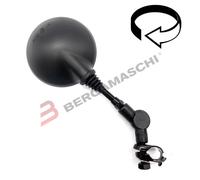 SPECCHIO SPECCHIETTO RETROVISORE DX SX PER MOTO MOTARD TONDO PIEGHEVOLE