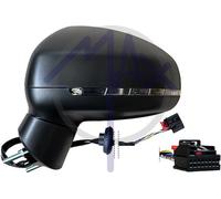 SPECCHIO SPECCHIETTO RETROVISORE ELETTRICO A1 10>18 SINISTRO NERO C/FANA 6PIN