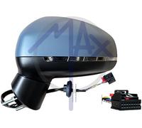 SPECCHIO SPECCHIETTO RETROVISORE ELETTRICO A1 10>18 SX VERNICIABILE C/FANA 6PIN