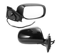 Specchio Specchietto Retrovisore Esterno Per Toyota Per Yaris Hatchback 2007-2011 Regolazione Potenza Specchietto Retrovisore Sostituzione Vista Laterale(Right Gloss Black)