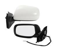 Specchio Specchietto Retrovisore Esterno Per Toyota Per Yaris Hatchback 2007-2011 Regolazione Potenza Specchietto Retrovisore Sostituzione Vista Laterale(Left White)