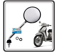 SPECCHIO SPECCHIETTO RETROVISORE LATO DESTRO CROMATO PER PIAGGIO LIBERTY 50 DAL 2009 AL 2019 - LIBERTY 125 DAL 2004 AL 2019 - LIBERTY 150 DAL 2006 AL 2014 - LIBERTY 200 FINO AL 2008 ORIGINALE PIAGGIO