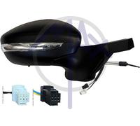 SPECCHIO SPECCHIETTO RETROVISORE MECCANICO C3 18 DX NERO C/FAN SENS TEMP 2+2 PIN