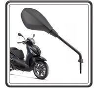 SPECCHIO SPECCHIETTO RETROVISORE NERO LATO DESTRO DX PER PIAGGIO BEVERLY 300 DAL 2021 AL 2024 - BEVERLY 400 DAL 2021 AL 2024 ORIGINALE.