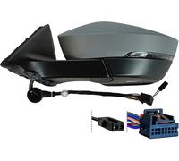 Specchio Specchietto Retrovisore per Skoda Octavia Dal 2020 15+2 Pin Sinistro