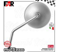SPECCHIO SPECCHIETTO RETROVISORE SINISTRO TONDO CROMATO FAR YAMAHA CLASSIC