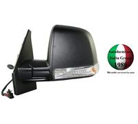 SPECCHIO SPECCHIETTO RETROVISORE SX MECCANICO C/FAN NERO PER DOBLO 10> PANORAMA