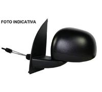 SPECCHIO SPECCHIETTO RETROVISORE SX MECCANICO NERO PER FIAT PANDA 2009 2011