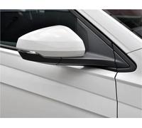 Specchio Specchietto Specchietto Retrovisore Laterale Gruppo Luci Direzione Per VW Per Polo Plus 2019-2023 Pieghevole Manuale 6 PIN Auto Specchietto Retrovisore(BIANCO,Giusto)