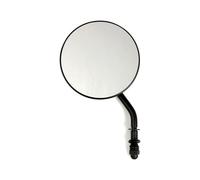 Specchio specchietto tondo acciaio nero Ø 4" lato sinistro