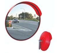 SPECCHIO STRADALE CONVESSO PARABOLICO INFRANGIBILE DIAMETRO Ø 60 CM resistente alle intemperie per sicurezza stradale, garage, magazzino, elimina punti ciechi, parcheggio, curva pericolosa