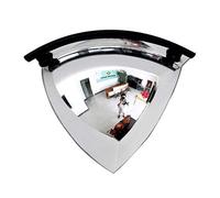 Specchio stradale convesso regolabile Specchio convesso for la sicurezza del traffico con bordo in striscia di gomma acrilico PMMA 23-95 cm(71Cm)