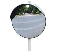 Specchio stradale convesso, Specchio convesso for la sicurezza stradale del vialetto, lente grandangolare, tesa antipioggia, dimensioni multiple(30cm/12in)