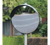 Specchio Stradale Convesso, Specchio Convesso per il Traffico, Specchio di Sicurezza con Pellicola Protettiva, Riflettività Speculare Del 75% per Passi Carrai e Incroci(80 * 80cm/31 * 31in)