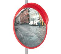 Specchio Stradale di Sicurezza Parabolico Diametro 60cm Infrangibile con Stafe