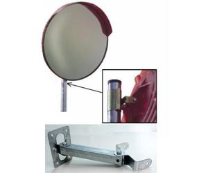 Specchio stradale parabolico diametro 40 cm + staffa a muro