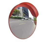 SPECCHIO STRADALE SICUREZZA PARABOLICO INFRANGIBILE Ø 80 cm CON STAFFA PER PALO
