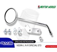 Specchio SX PIAGGIO VESPA 50 125 ET3 PRIMAVERA PX ARCOBALENO vintage CROMATO