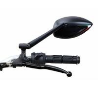 SPECCHIO SINISTRO RETROVISORE FAR VIPER MACHETE CNC ATTACCO REVERSIBILE 250X155