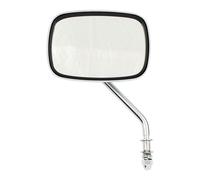 Specchio Tardi Stile, Braccio Corto, Cromo, SX, per Harley - Davidson