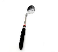 Specchio telescopico per ispezione con testa rotante a 360 gradi, strumento magnetico per riparazione auto, saldatura e aree difficili da raggiungere, include specchio quadrato e rotondo