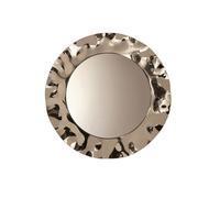 Specchio tondo di lusso con cornice in vetro mosso moderno piccolo CIC-820