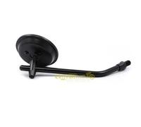 Specchio tondo lato nero destro/sinistro cafè race scrambler vintage