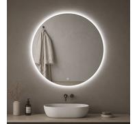 Specchio Tondo Led Retroilluminato Dimmerabile Per Un Bagno Elegante