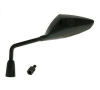 SPECCHIO UNIVERSALE NERO (CON ADATTATORE) SINISTRO (E778INR)