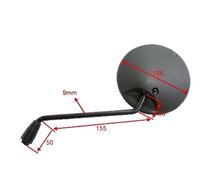 Specchio Universale Per Honda Enduro M10 Filettatura Destra E-Approvato