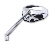 Specchio Universale Per Molti Veicoli Cromato M10 Vite Sinistra Doppio Lato