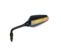 SPECCHIO UNIVERSALE SINISTRO CON INDICATORI A LED NERO (SET PER FAR7166)
