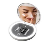 Specchio UV con fotocamera UV e luce di riempimento a LED, 120g, 9,7cm, nero