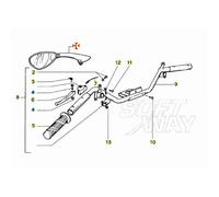 Specchio Vespa ET2 ET4 - 563866 - 563865