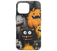 Speccole Spooky Funny Monster Droodle Mash Halloween Cartoon Custodia per iPhone 16 Pro Max