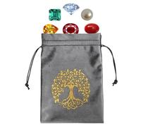 SPECH VELVET - Borsa per carte dei tarocchi | Piccola borsa con coulisse | Mini pacchetto di borchie per la conservazione | Borsa per la conservazione della corda | Velvet Jewelry Wrap sacchetti per