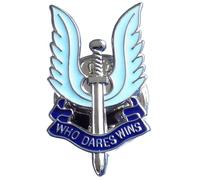 Special Air Service (SAS) (The Regiment) - Spilla a forma di cuore, Approx 2.2cm x 1.3cm., Metallo
