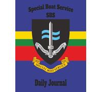 Special Boat Service (SBS) Daily Journal: Lined Writing Classic Notebook (8.5"x11")