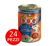 Monge Special Dog Adult Patè Agnello e Tacchino - Lattina Da 400 Gr - CONFEZIONE RISPARMIO