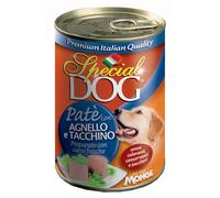Monge Special Dog Adult Patè Agnello e Tacchino - Lattina Da 400 Gr - CONFEZIONE RISPARMIO