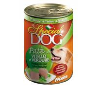 Monge Special Dog Adult Patè Vitello e Verdure - Lattina Da 400 Gr - CONFEZIONE RISPARMIO