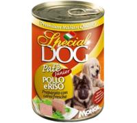 Monge Special Dog Puppy Junior Patè Pollo e Riso - Lattina Da 400 Gr - CONFEZIONE RISPARMIO