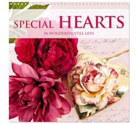 Special hearts in wonderful still life (Wall Calendar 2026 12" x 24" / 30 x 60 cm (aperto) Calvendo 12 Month Wall Calendar
